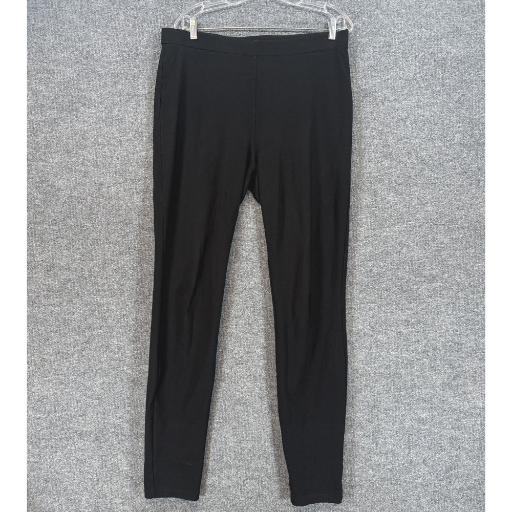 Betabrand Pants Women Large Black Stretch Pull On Slim Fit Athleisure Legging